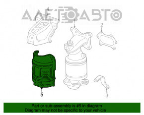 Protecția colectorului Honda CRV 17-19 2.4 inferioară