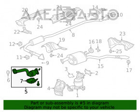 Downpipe cu catalizator Honda Clarity 18-21 usa