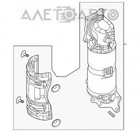 Катализатор Honda Accord 18-22 2.0T