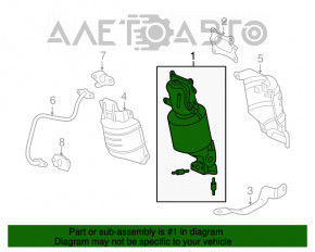 Colector de evacuare cu catalizator frontal pentru Honda Accord 13-17 3.5