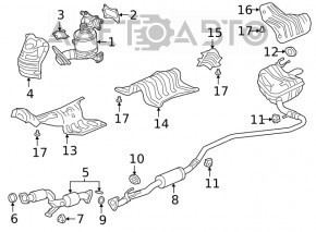 Катализатор Honda Insight 19-22