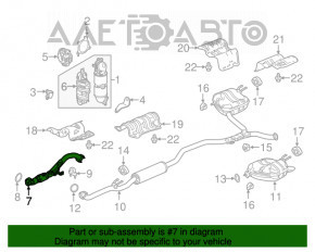 Tubul de admisie Honda Accord 18-22 2.0T