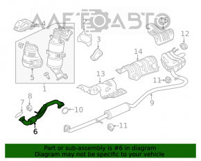 Tubul de admisie Honda Civic X FC 16-21 2.0