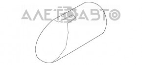 Vârf toba BMW 3 F30 17-18 B46 crom nou original OEM