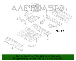 Suport toba toba spate stanga BMW X3 G01 18 - nou original OEM