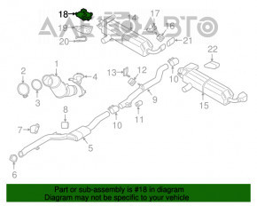 Актуатор заслонки выпускной трассы BMW 7 G11 G12 16-22 B58