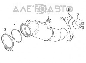 Suport pentru teava de evacuare BMW 7 G11 G12 16-19 B58