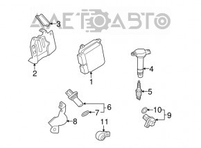 Bobina de aprindere Mitsubishi Outlander 14-20 3.0 noua originala OEM