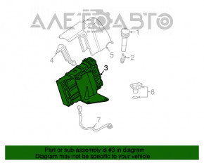 Блок ECU компьютер двигателя Mitsubishi Galant 08-09 надломана фишка