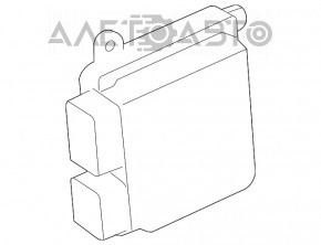 Modulul ECU al motorului Mitsubishi Outlander 14-15 2.4 pre-restilizare.