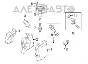 Блок ECU компьютер двигателя Mitsubishi Outlander Sport ASX 10- 2.0