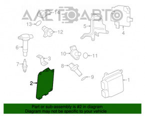 Кронштейн блока ECU Mitsubishi Outlander 14-21 тип 1