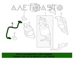 Tubul EGR pentru Acura MDX 15-20