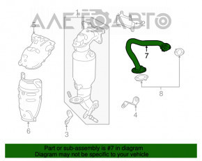 Tubul EGR pentru Honda Accord 13-17 hibrid