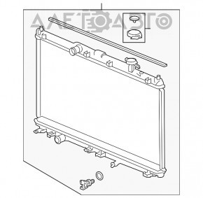 Radiator de răcire apă Honda Accord 13-17 2.4 3.5