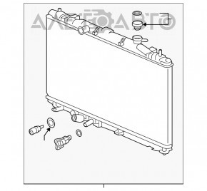 Radiator racire cu apa Honda Accord 18-22 2.0T nou original