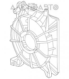 Difuzor capac radiator stânga Acura ILX 13-15