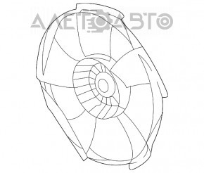 Paletele ventilatorului de răcire stânga Honda Accord 18-22 1.5T 2.0T.