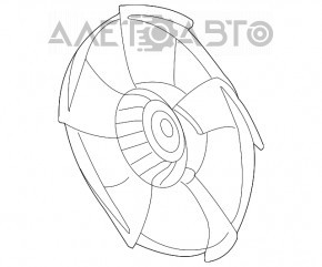 Rotor ventilator de racire stanga Honda Insight 19-22 1.5T nou original