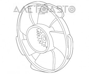 Paletele ventilatorului de răcire stânga pentru Acura ILX 13-15