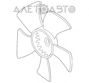 Paletele ventilatorului de răcire stânga pentru Honda Accord 13-17 3.5