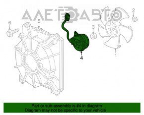 Мотор вентилятора охлаждения правый Honda CRZ 11-16
