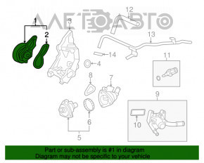 Помпа водяная Honda CRV 12-14 2.4