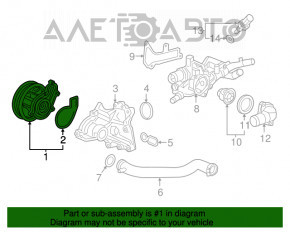 Pompa de apă Honda CRV 17-22 1.5T nouă originală