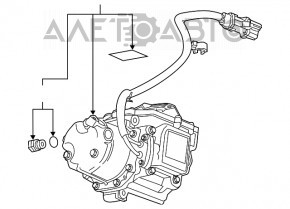 Компрессор кондиционера Chevrolet Volt 11-15