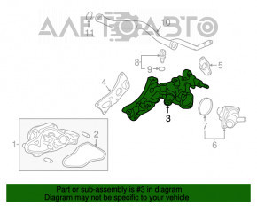 Корпус термостата в сборе Acura MDX 14-15