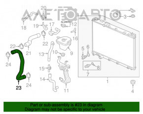 Furtunul de răcire inferior Honda CRV 17-22 1.5T