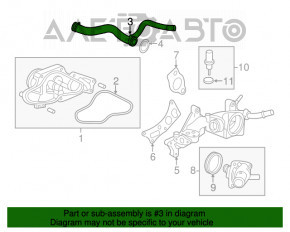 Radiatorul lichidului de răcire Honda Accord 13-17 3.5