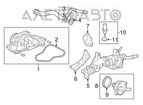 Radiatorul lichidului de răcire Honda Accord 13-17 3.5