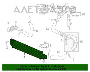 Intercooler Honda Accord 18-22 1.5T
