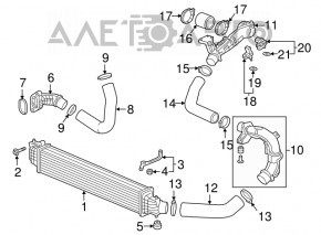 Интеркулер Honda Accord 18-22 1.5Т OEM