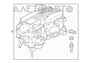 Invertorul Honda Accord 16-17 restilizat hibrid