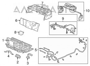 Baterie de acumulator asamblată VVB pentru Honda Accord 16-17 hibrid restyling