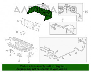 Corpul bateriei de acumulator VVB Honda Accord 16-17 hibrid