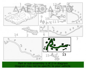 Cablu de înaltă tensiune Honda Clarity 18-21 SUA