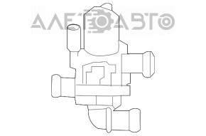Supapa sistemului de răcire Honda Clarity 18-21 SUA cu suport tip2