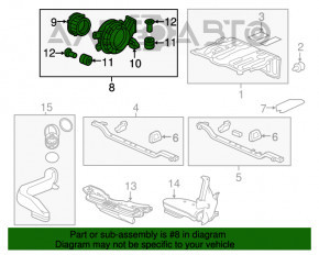 Ventilatorul bateriei Honda CRZ 11-16