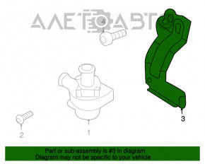 Suport motor de răcire VW Tiguan 09-17