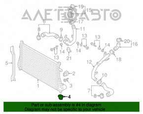 Suportul radiatorului stânga jos VW Atlas 18- 2.0T, 3.6