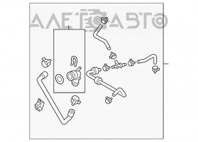 Патрубок охлаждения верхний VW Jetta 11-18 USA TDI OEM