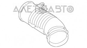 Conductă de aer către filtrul de aer VW Passat b7 12-15 USA 3.6