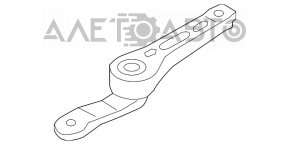 Pernele motorului spate VW Passat b7 12-15 SUA 2.5