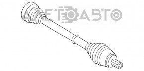 Ax cu came spate stânga VW Tiguan 09-17