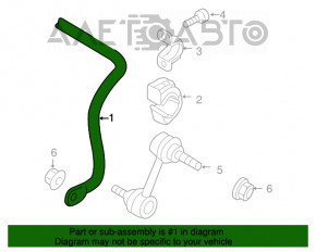 Stabilizator spate VW CC 08-17