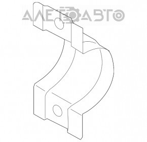 Suportul de fixare a stabilizatorului spate dreapta pentru VW Passat b7 12-15 SUA.