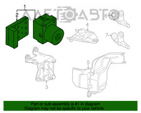 ABS ABS VW Jetta 13-16 SUA hibrid